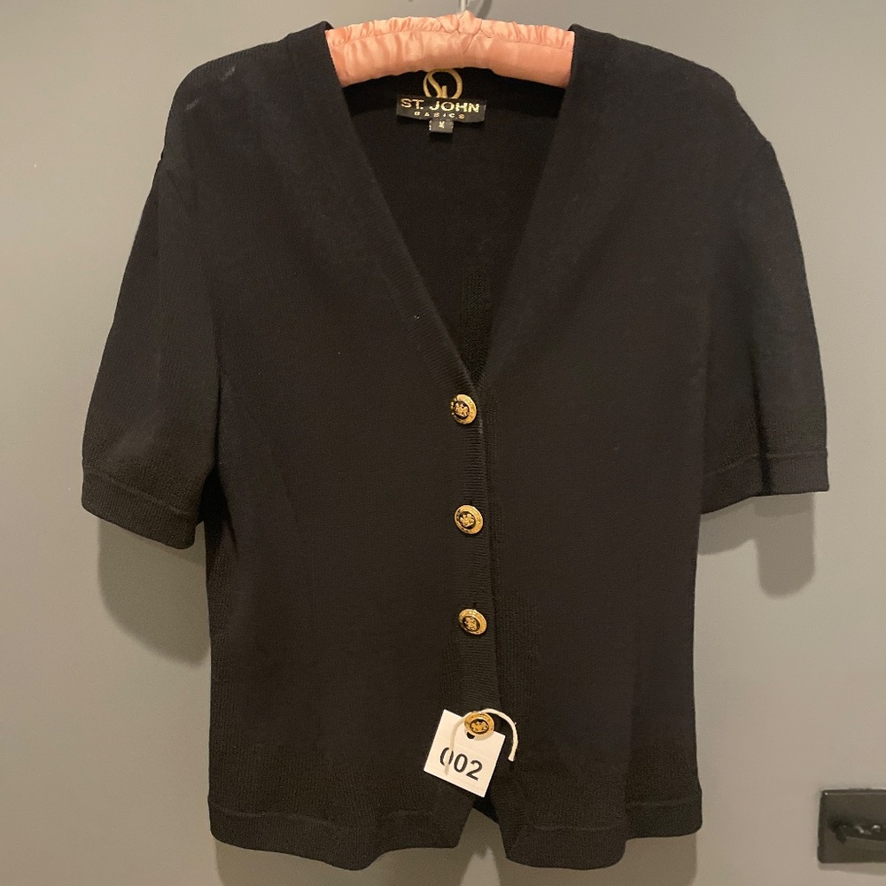 Vintage Short-Sleeve St Johns Bay Cardigan